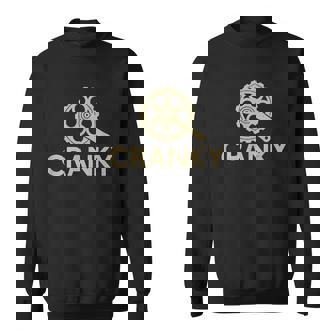 Vintage Cranky Bike Bicycle Rider Cycling Lover Sweatshirt - Thegiftio