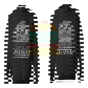 Wooden Spoon Survivor Vintage Retro Humor Sweatshirt - Thegiftio UK