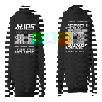 Gamer Gaming Boys My Worst Nightmare Sweatshirt | Seseable UK