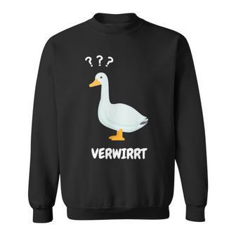 Ganserwirrt Lustiges Gänse Goose Meme Wortspiel Sweatshirt - Geschenkecke