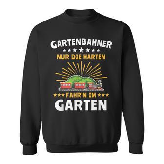 Garden Railway Steam Train Garden Model Railway Sweatshirt - Geschenkecke