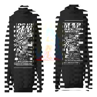 Giant Kaiju Eating Japanese Ramen Monster Lover Birthday Sweatshirt - Monsterry