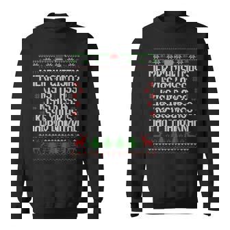 Happy Hanukkah Kiss My Ass His Ass Your Ass Merry Christmas Sweatshirt - Thegiftio