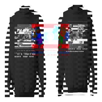 Happy Thailand New Year Thai Flag Graphic Songkran Festival Sweatshirt - Monsterry