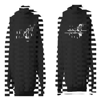 Harp Notes Instrument De Musique Harpe Rythme Cardiaque Ekg Sweater e - Cadeauxyz