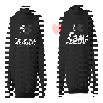 I Heart Love Alocasia House Plants Greenhouse Gardening Sweatshirt - Monsterry