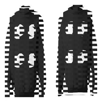 Human Dice Number 4 Group Matching Halloween Costume Family Sweatshirt - Monsterry