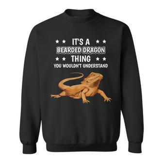 Ist So Ein Bartagame Ding Lustiger Spruch Bartagamen Sweatshirt - Geschenkecke