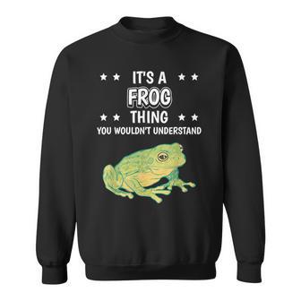 Ist So Ein Frosch Ding Sweatshirt - Geschenkecke