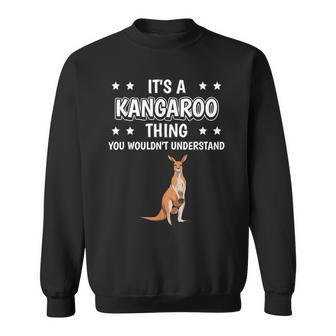 Ist So Ein Kangaroo Ding Saying Kangaroo Sweatshirt - Geschenkecke