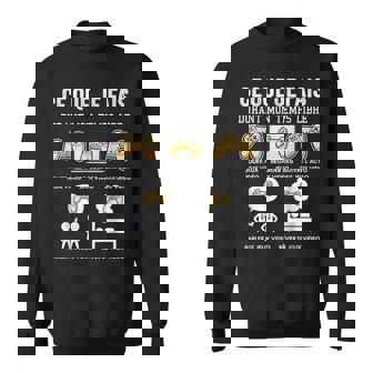 Jeuxideo Gamer Ce Que Je Fais Durant Mon Temps Libre Sweater e - Cadeauxyz