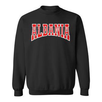 Kosovo Albania Tirana Flag Double Eagle Sweatshirt - Geschenkecke