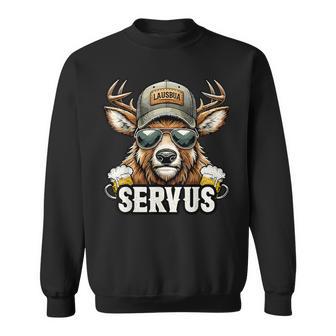 Lausbua Costume Oktoberfest Deer Servus Sweatshirt - Geschenkecke