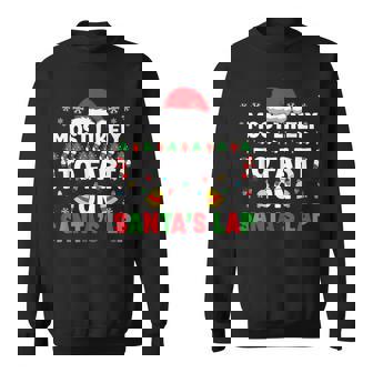 Most Likely To Fart On Santa's Lap Christmas Family Sweatshirt - Thegiftio UK