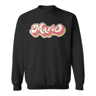 Marie Name Personalised First Name Surname Sweatshirt - Geschenkecke