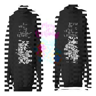 Merry Christmas Balls Holiday Monkey Snow Winter Tank Top Sweatshirt - Monsterry