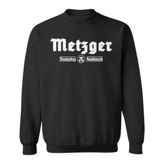 Metzger Fleischer Zunftzeichen Tradition Craft S Sweatshirt - Geschenkecke