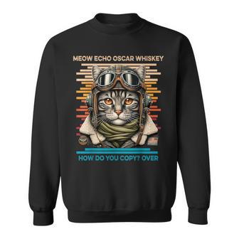 Mike Echo Oscar Whisky Wie Kopierst Du Over Catintage Sweatshirt - Geschenkecke