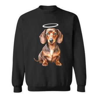 Miniature Dachshund Puppy Angel Sweatshirt - Geschenkecke