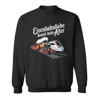 Model Railway Saying Eisenbahn Liebe Damplok Modellbau Sweatshirt - Geschenkecke