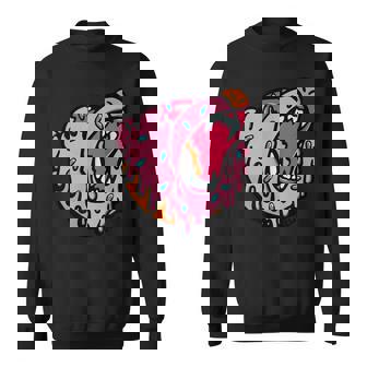 Morejstu Merch Jstu Dough Bear Merch Donut Tiger Sweatshirt - Thegiftio UK