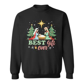 Nativity Christmas Jesus Is The Reason Sweatshirt - Thegiftio UK
