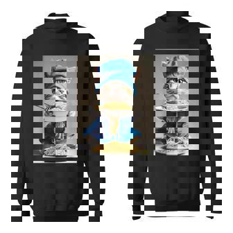 No3 Kitchen Cooking Noodles Spaghetti Cat Sweatshirt - Monsterry
