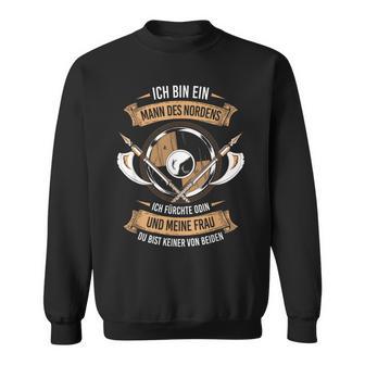 Norden Feürchte Odin Und Frauiking Nordmann Mythology Sweatshirt - Geschenkecke