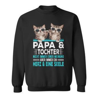 Papa Und Tochter Herz Und Eine Seele Partner Look Sweatshirt - Geschenkecke