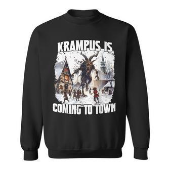 Perchten T For The Krampus Run Legend Figure Kramperl T Krampus Sweatshirt - Geschenkecke