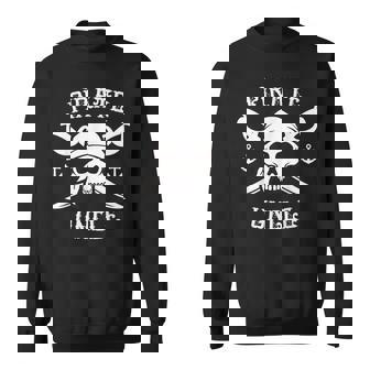Pirate Uncle Family Halloween Holiday Costume Skull Sweatshirt - Monsterry