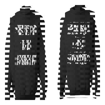Pretend I'm A Snowman Halloween Costume Couples Matching Sweatshirt - Monsterry