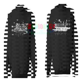 Radiology Department Christmas Skeleton X-Ray Tech Sweatshirt - Monsterry