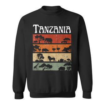 Retro Africa Tanzania Safari Travel Tanzania Tour Sweatshirt - Geschenkecke