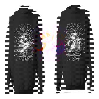 Retro Cat Disco Ball Merry Christmas Happy New Year Vibes Tank Top Sweatshirt - Monsterry