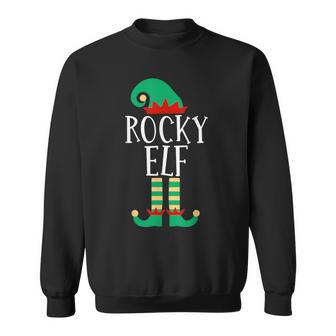 The Rocky Elf Family Matching Christmas Pajamas Sweatshirt - Monsterry