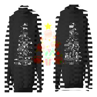 Rugby Christmas Tree Shirt Ornament Decor Tee Sweatshirt - Monsterry