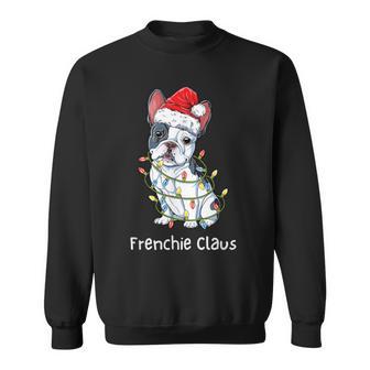 Santa French Bulldog Xmas Pajamas Frenchie Christmas Sweatshirt - Monsterry