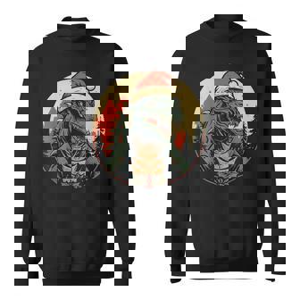 Santazilla Japanese Monster Kaiju Dinosaur Christmas Sweatshirt - Thegiftio