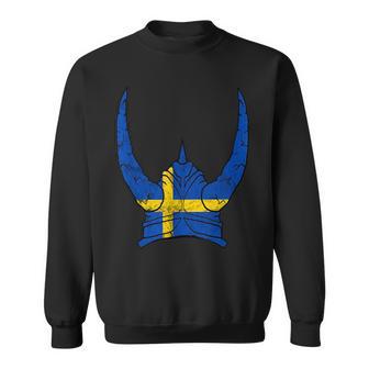 Schweden Wikinger Helm Schwedischer Nordmann Stolz Sköl Sweatshirt - Geschenkecke