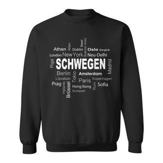 Schwegen New York Berlin Schwegen Meine Hauptstadt Sweatshirt - Geschenkecke