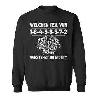 Screwdriver Car Mechatronics 8 Cylinder Car Mechanic Sweatshirt - Geschenkecke