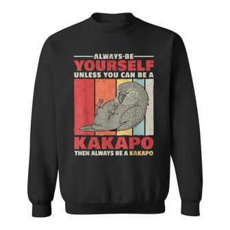 Sei Ein Kakapo New Zealand Parrot Slogan Sweatshirt - Geschenkecke