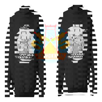 Songkran Thailand Water Games Vacation Beach Palms Souvenir Tank Top Sweatshirt - Monsterry