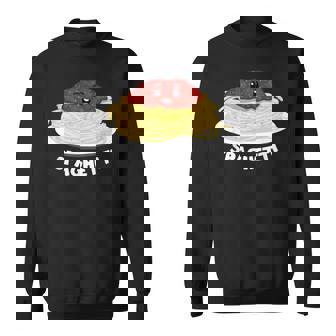 Spaghetti & Meatballs Matching Couple Halloween Best Friends Sweatshirt - Monsterry