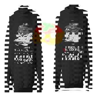 Spaghetti And Meatballs Matching Couple Costume Halloween Sweatshirt - Monsterry