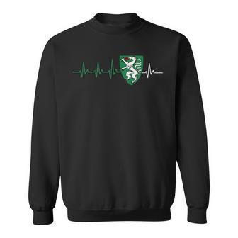 Steiermark Steirisch Crest Heartbeat Steirer Sweatshirt - Geschenkecke