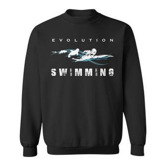 Swimming Evolution Swimmer Sportler Swimming Sweatshirt - Geschenkecke