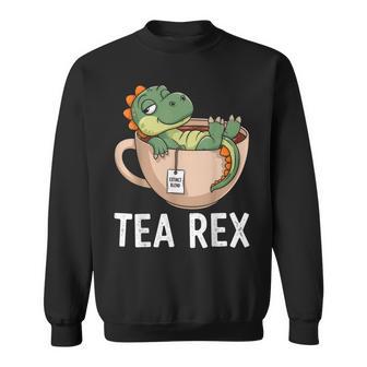 Tea Rex T-Rex Dinosaur Tyrannosaurus Sweatshirt - Geschenkecke