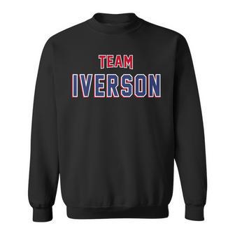 Team Iverson Last Name Proud Family Last Name Sweatshirt - Geschenkecke